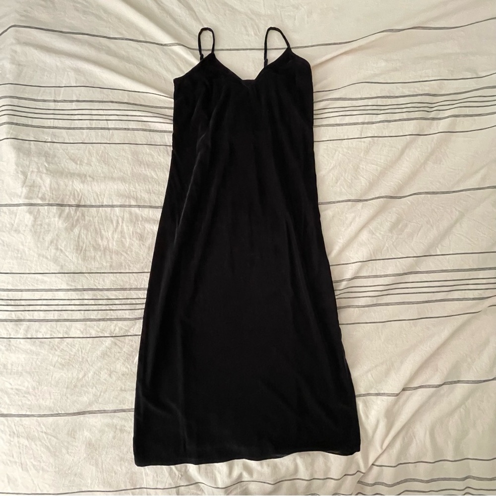 Old Navy v-neck slip midi dress